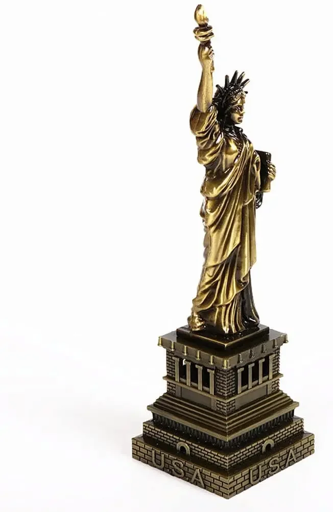 

Statue of Liberty Handmade Artware Model Decoration 6 inch-Antique Brass