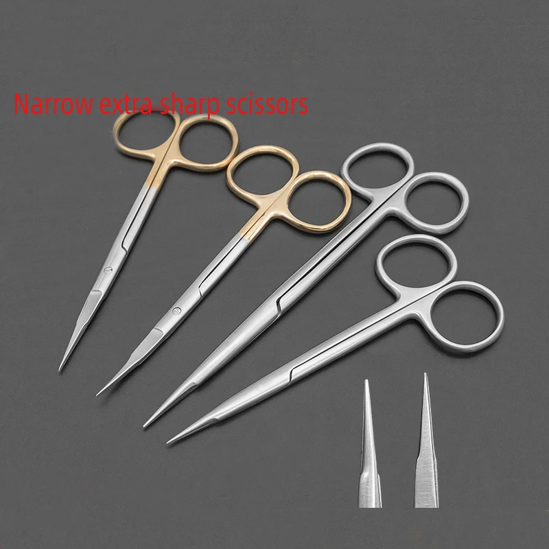 

Microscopic tissue trimming suture fine narrow special sharp scissors surgical instruments