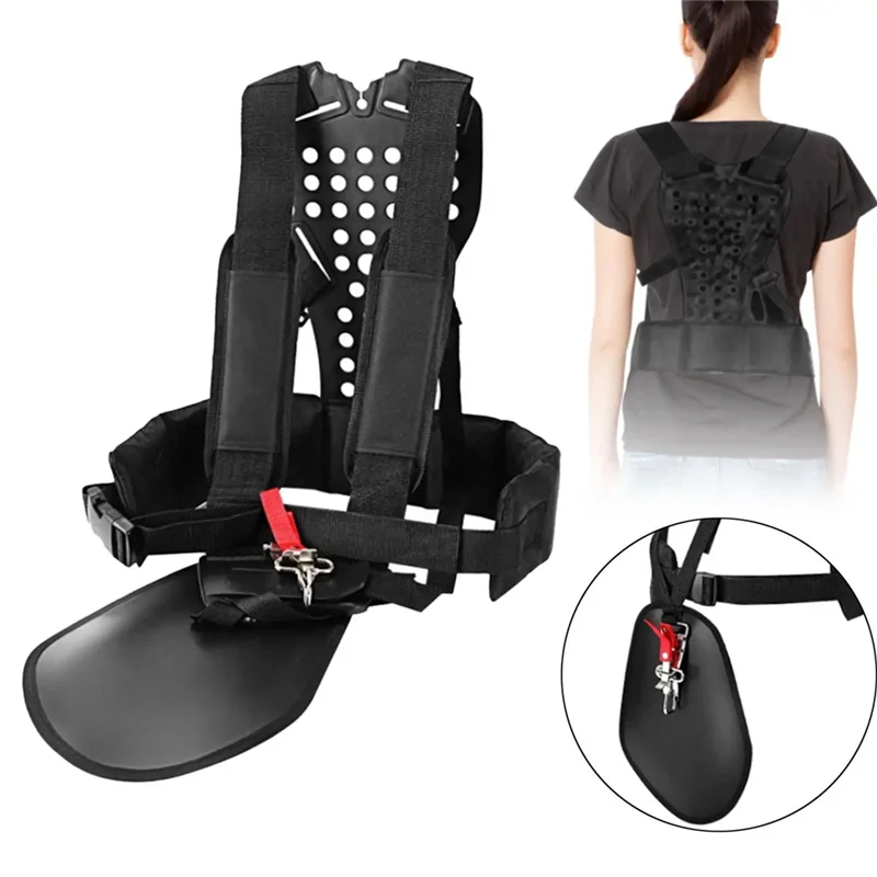 B84B-스트리머용 조절 가능한 이중 어깨끈 트리머 어깨끈 잡초 제거기 스트랩