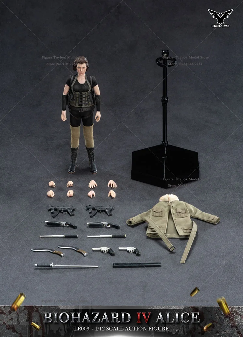 BROTOYS LR004 アリス bio hazard Alice 1/12 BROTOYS 1/12 Alice Biohazard 4 Action Figure LR004 New | eBay