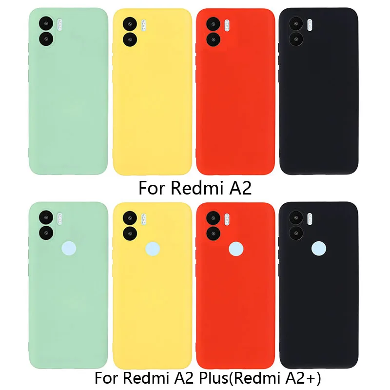 Per Xiaomi Redmi A2 Custodia Xiaomi Redmi A2 + A2 Plus Cover Cover Cover Posteriore In Silicone Tpu Antiurto Xiaomi Redmi A2 4G 2023