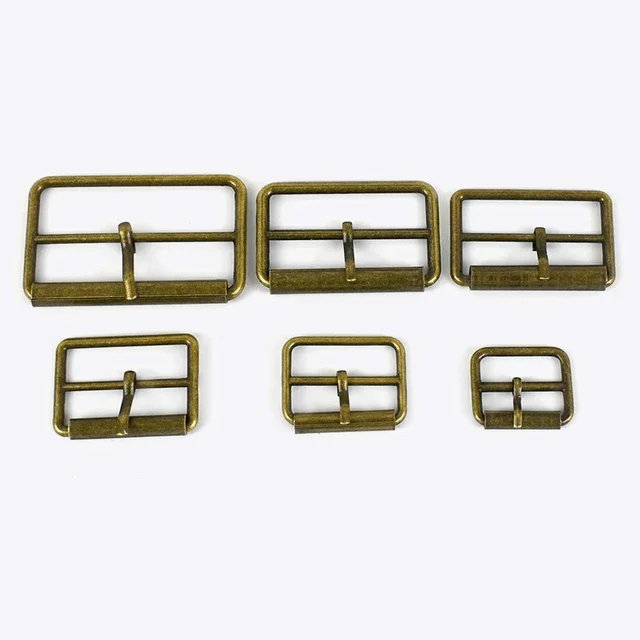 10pcs Silver Belt Buckles 1-1/2" With Roller - Adjustable Tri-Glide DIY Craft Accessories