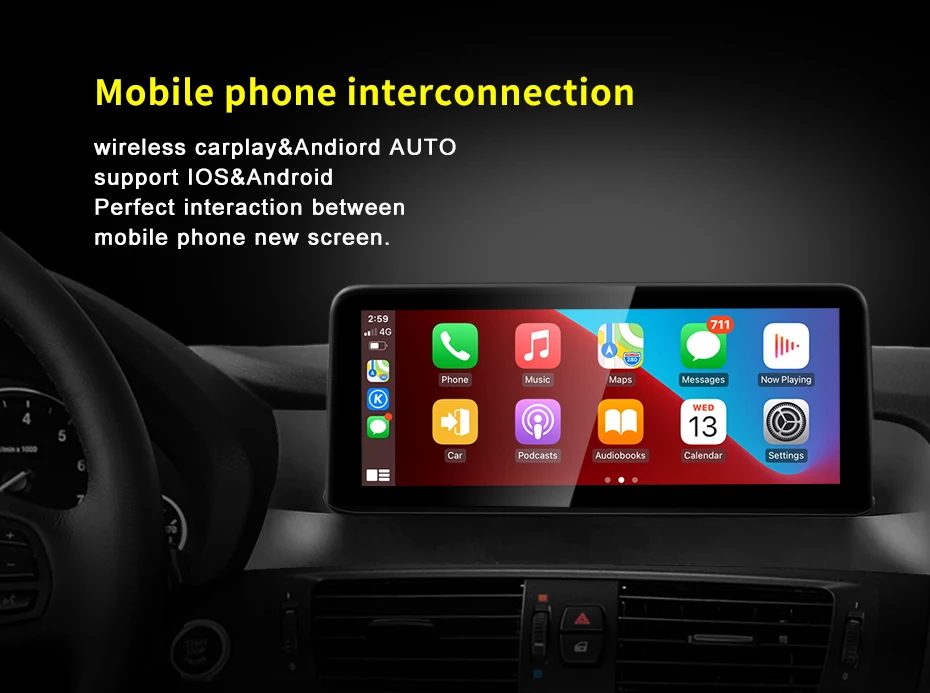 NEW ID8 Qualcomm Snapdragon665 8core 8G 128G Android12 For BMW 11-17 Year X3 F25