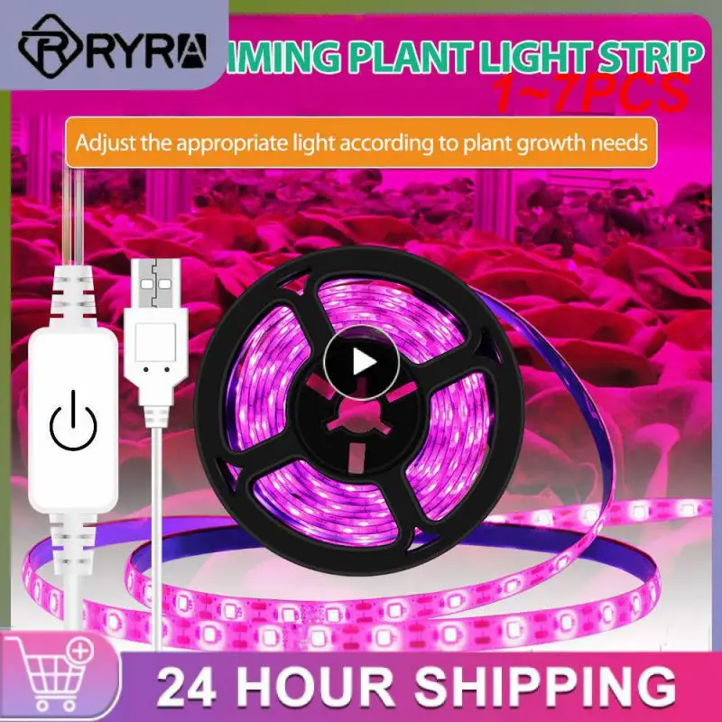 

1~7PCS Phyto Lamp Full Spectrum Plant Growth Light Led Grow Strip Light Greenhouse Phytolamp for Plants Hydroponics Growing