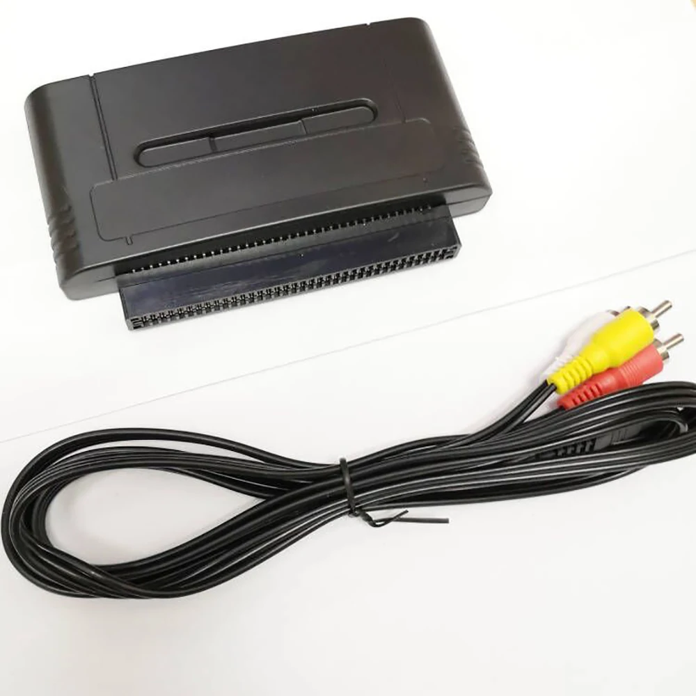 Фото 8-битный преобразователь картриджей для NES 72pin to SNES SFC Game Accessories For NES Card 16-битный конверсионный адаптер консоли №1
