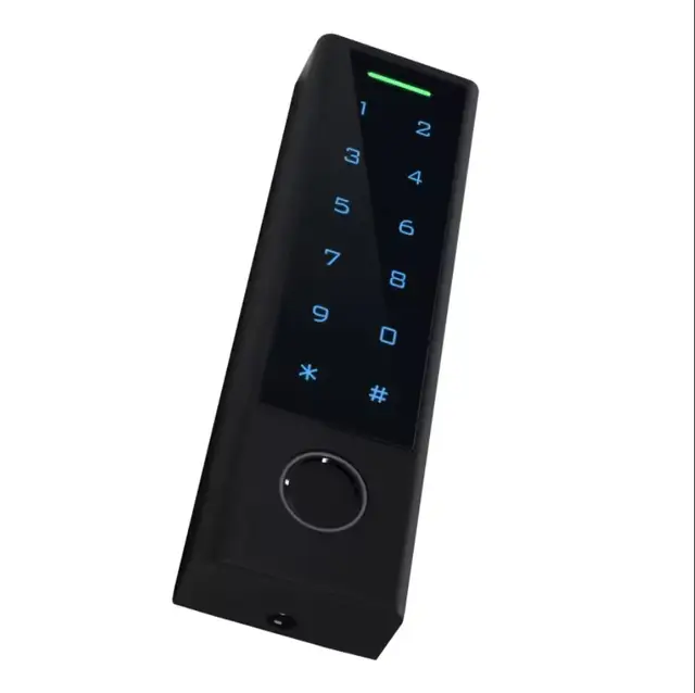 125KHZ EM Waterproof Standalone ABS Fingerprint Access Controller RFID Wiegand Reader Touch Keypad For Outdoor Use 3