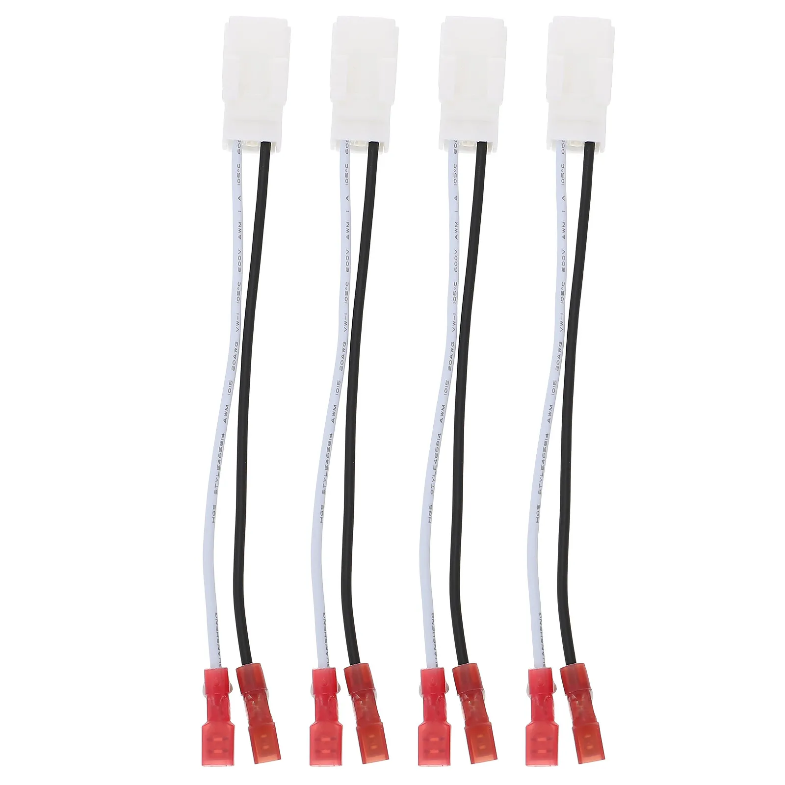 자동차 도어 스피커용 4Pcs 스피커 하네스 OEM 시스템과 호환되는 배선 어댑터 교체 안정적인 성능 간편