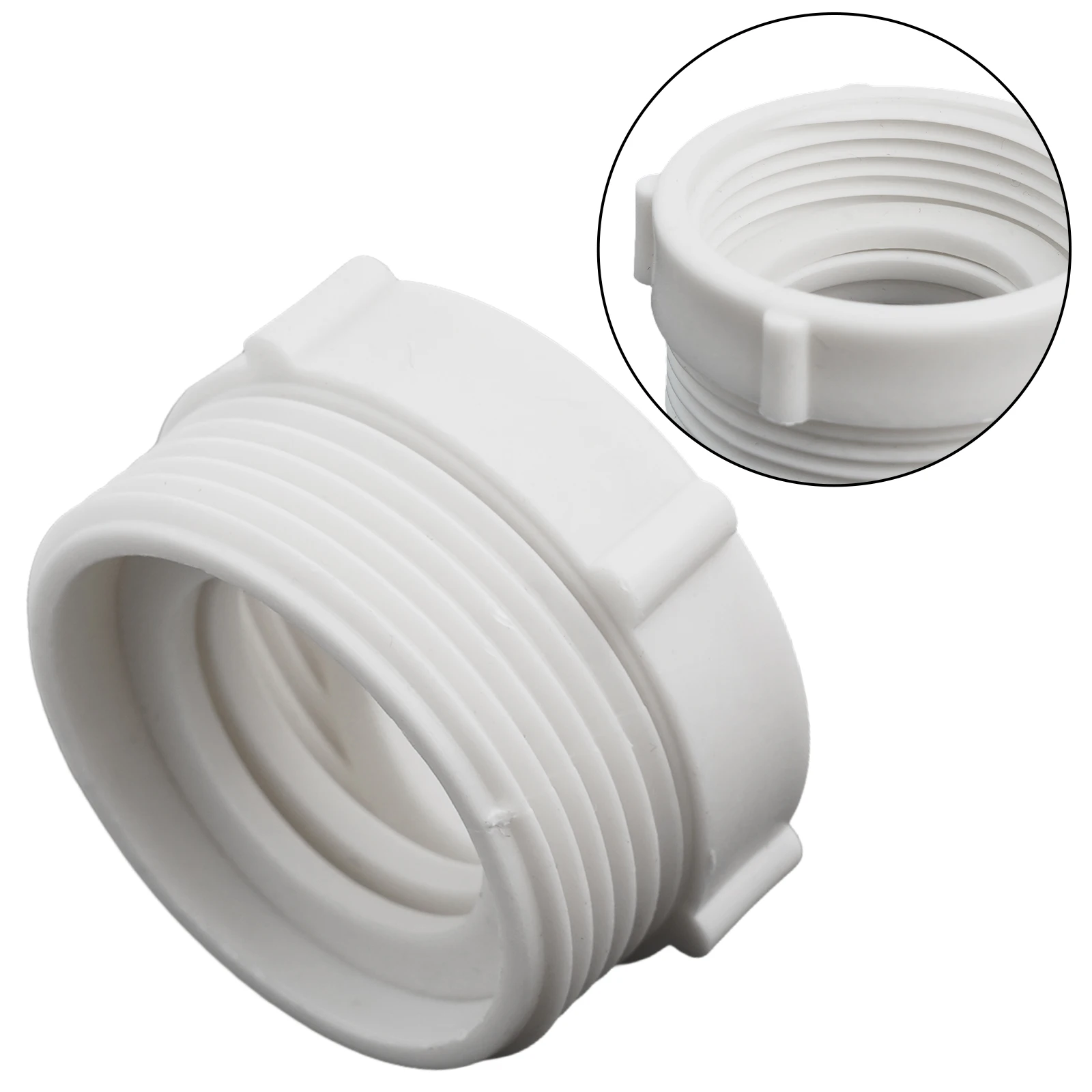 1pcs Fixtures Plumbing Trap Waste Extension Pipe Adapter Kitchen Sink Thread Trap Waste Extension 1-1/4" To 1-1/2"