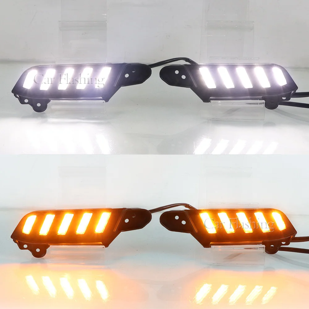 Led Daytime Running Light Fog Lamp For Toyota 2016 2017 2018 2019 2020 2021 2022 Bumper