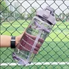 2 Liter Water Bottle with Straw Female Jug Girls Portable Travel bottles Fitness Bike Cup Summer Cold Water Jug with Time Marker 4