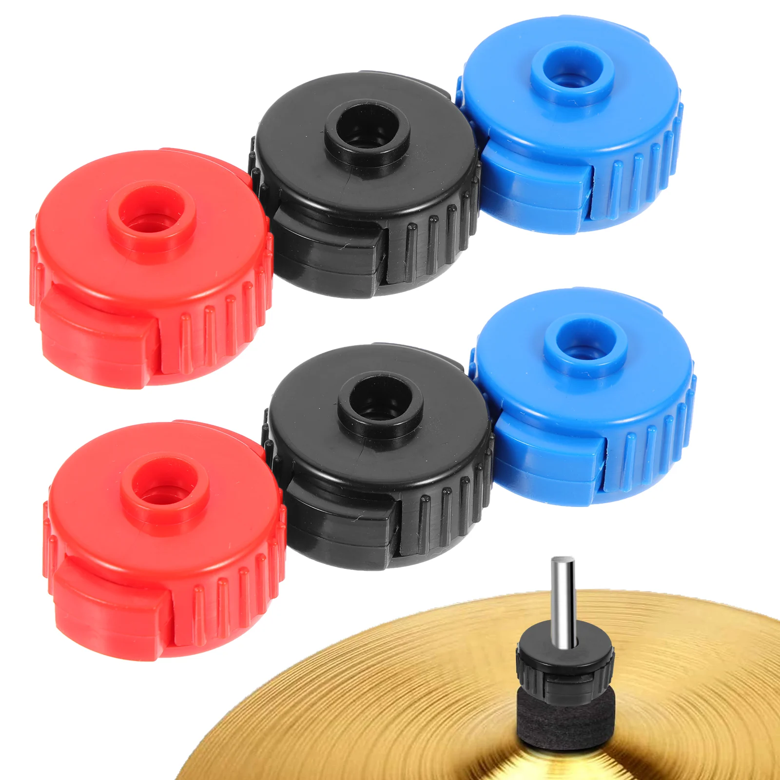 

Cymbal Quick Release Cap Installation Accessories Durable Drum Parts Fixing Nuts Attachments Rollers