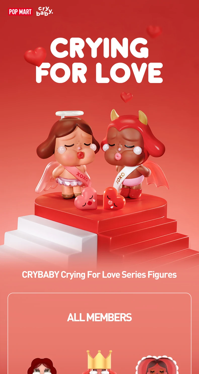 Pop Mart Blind Box - Crybaby Crying For Love Series