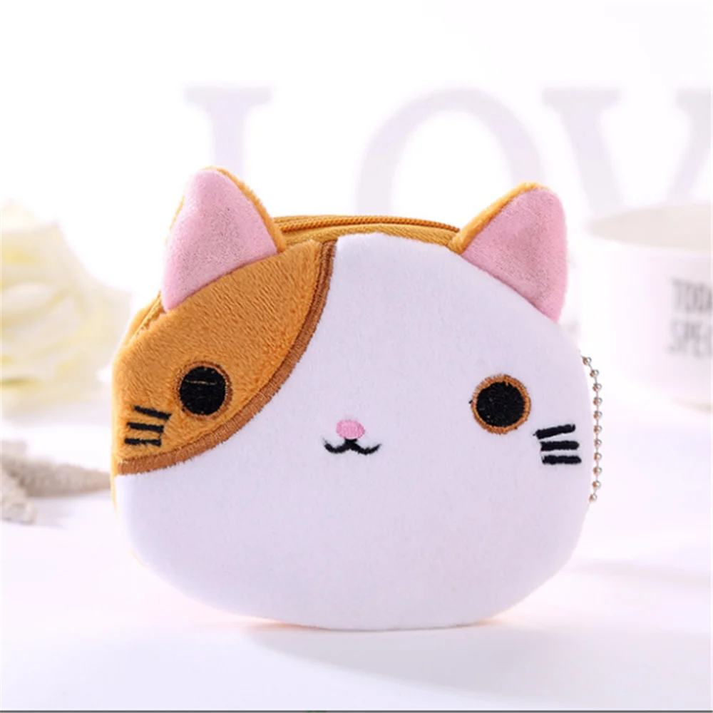 Cute 6Colors Cat Toys 10CM Approx. Plush Bag Toy Doll Pendant Key Chain Gift Plush Bag TOY