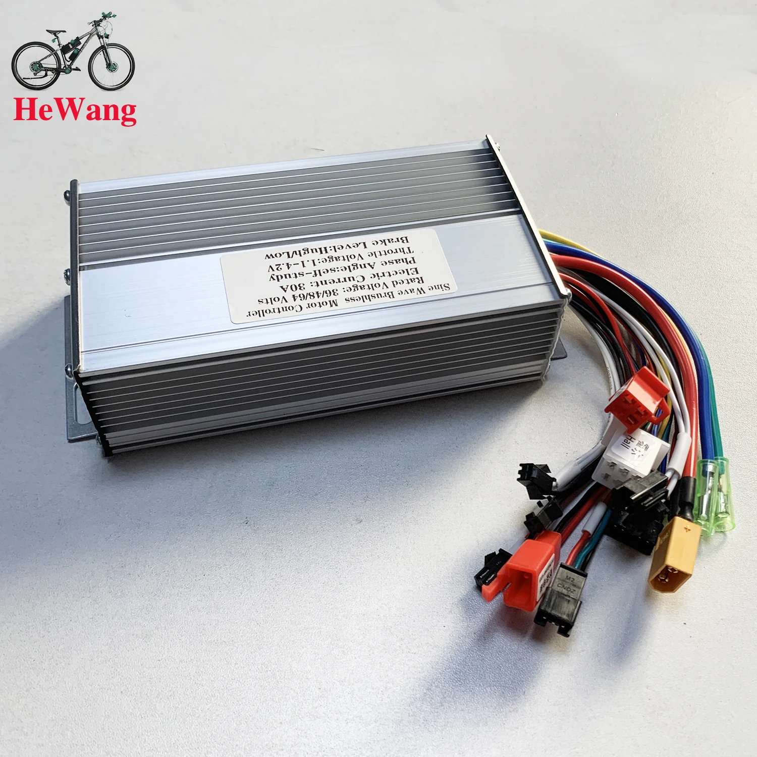 1000W 1500W E-Bicycle Controller 36V 48V 52V 64V MAX30A 3-mode sine wave control