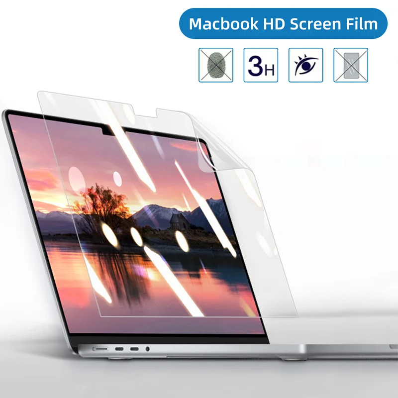 

High Definition Filter For Macbook M1 M2 Air A2337 A2681 A2442 Pro14 Pro 13 16 A2485 2023 Screen Protector Soft Protection Films