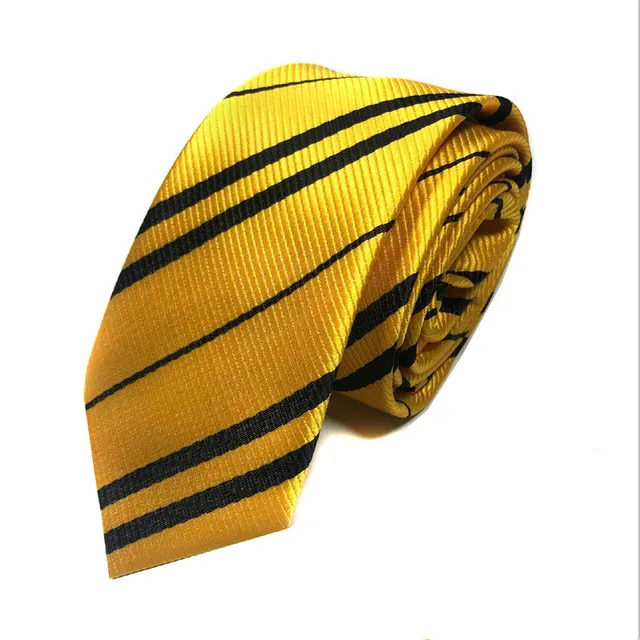 Halloween Tie Magic College Badge Cosplay Slytherin Costume Accessories Necktie Tie Malfoy Stripe Style Prop neck tie anime necktie cosplay necktie anime tie