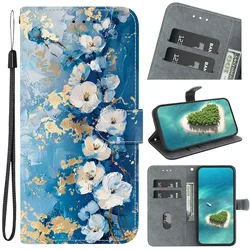 Custodia per telefono in pelle con slot per schede e copertura wallet