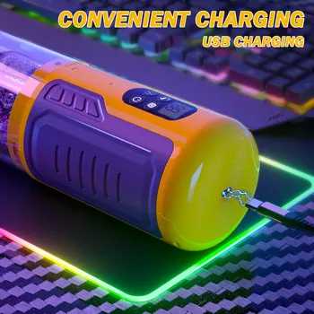 Telescopic Male Masturbator Vagina Masturbation Equipment Sex Toys for Men Goods for Adults Piston Automatic Rotation Mastubator