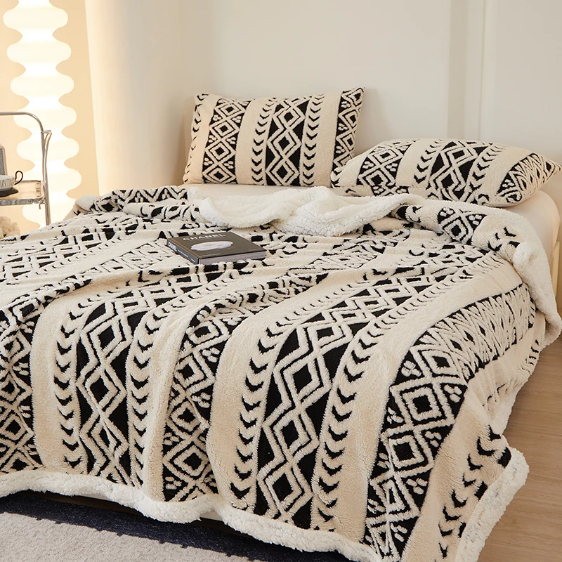 Bohemian Jacquard Throw Blanket 1