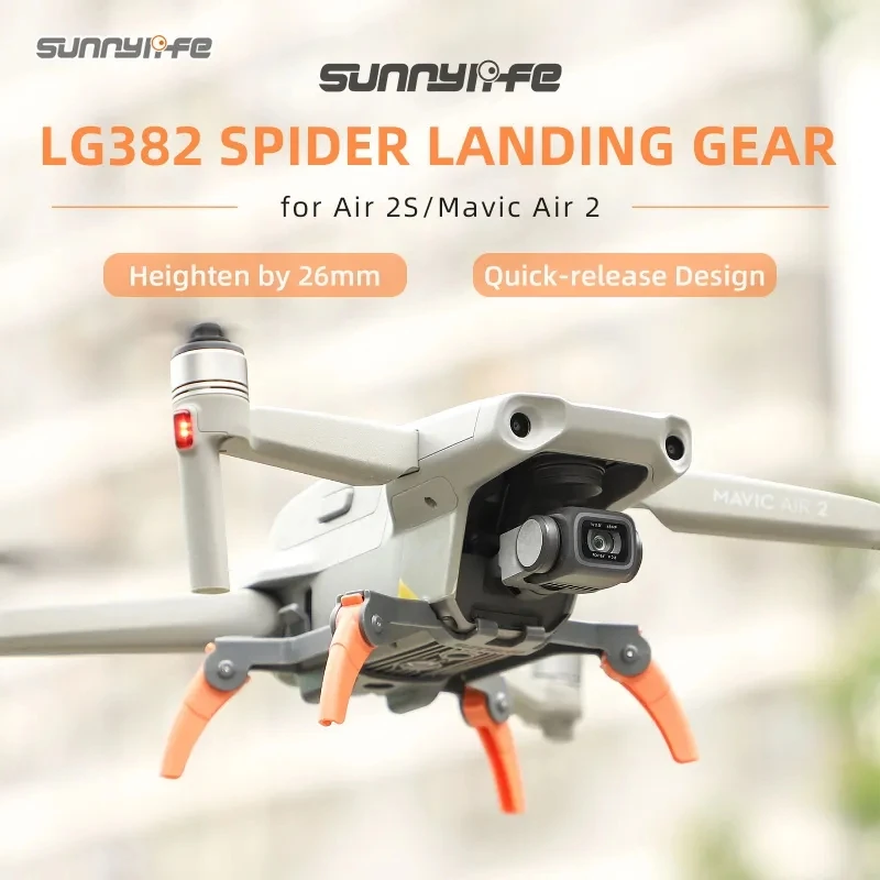 

Foldable Spider Landing Gear for DJI Mavic Air 2 / Air 2S Extension Extend Leg Protection Drone Accessories