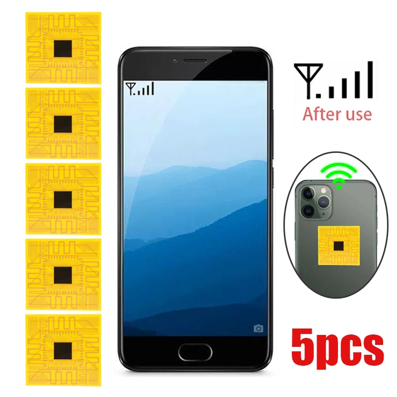 Phone Signal Booster Phone Signal Booster Sticker Portable Antenna Amplifier Enhancement Signal Stickers for All Smart Phones Accessories