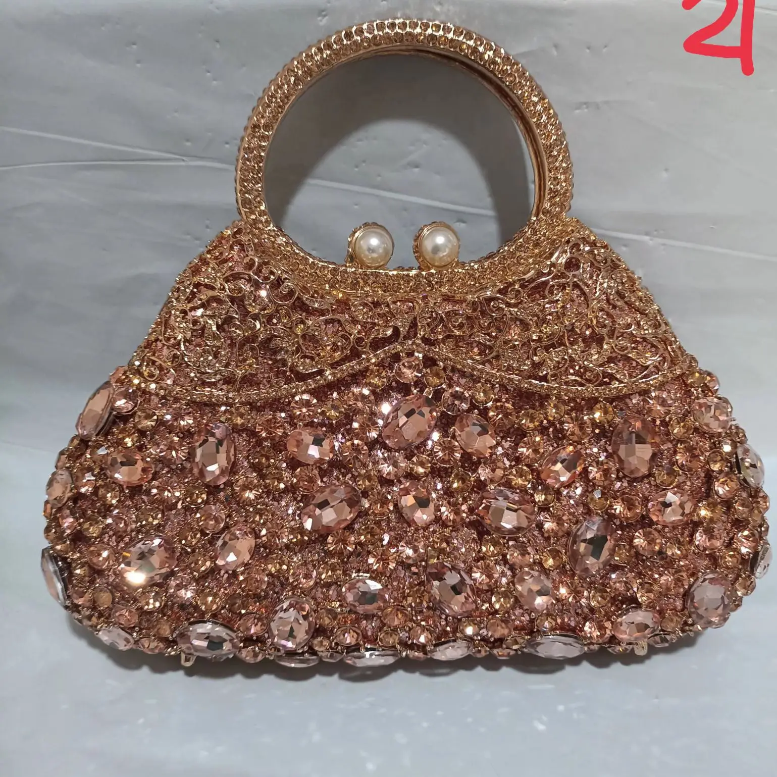 Luxury Bling Bling Rhinestone Handbags Women Ladies Wedding Dress Bags  Wholesale - China Bag and Women price | Made-in-China.com