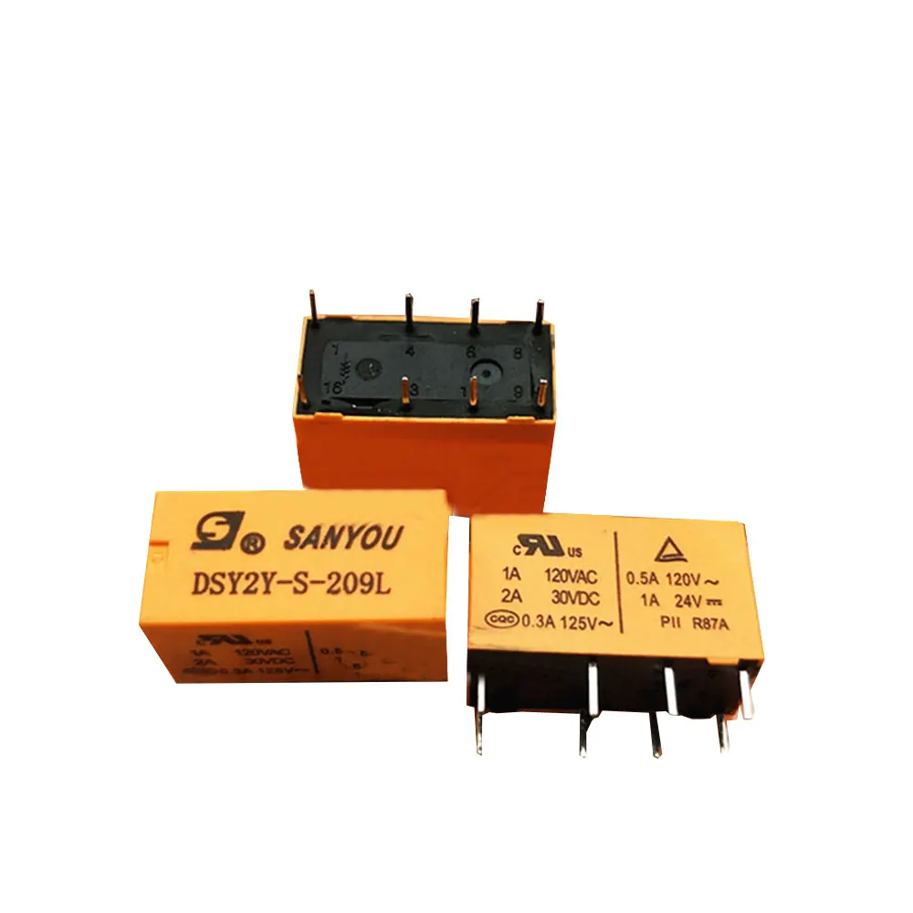 

5PCS/LOT DSY2Y-S-209L 9V 9VDC 8 2A 22