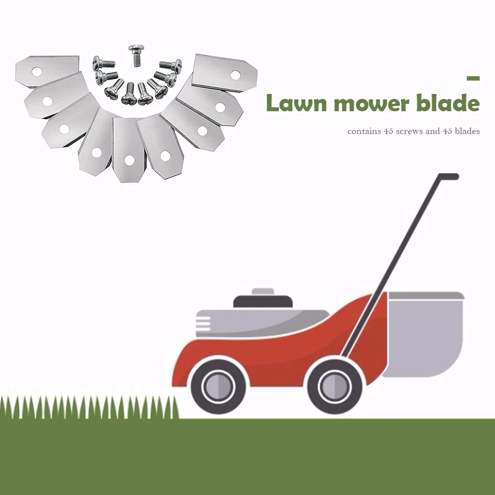 18–150 Stück Edelstahl-Grasschneiderklingen mit Schraube für Husqvarna Automower/Gardena Roboter-Rasenmäher-Reparatur-Mäherklingen – Detail 7