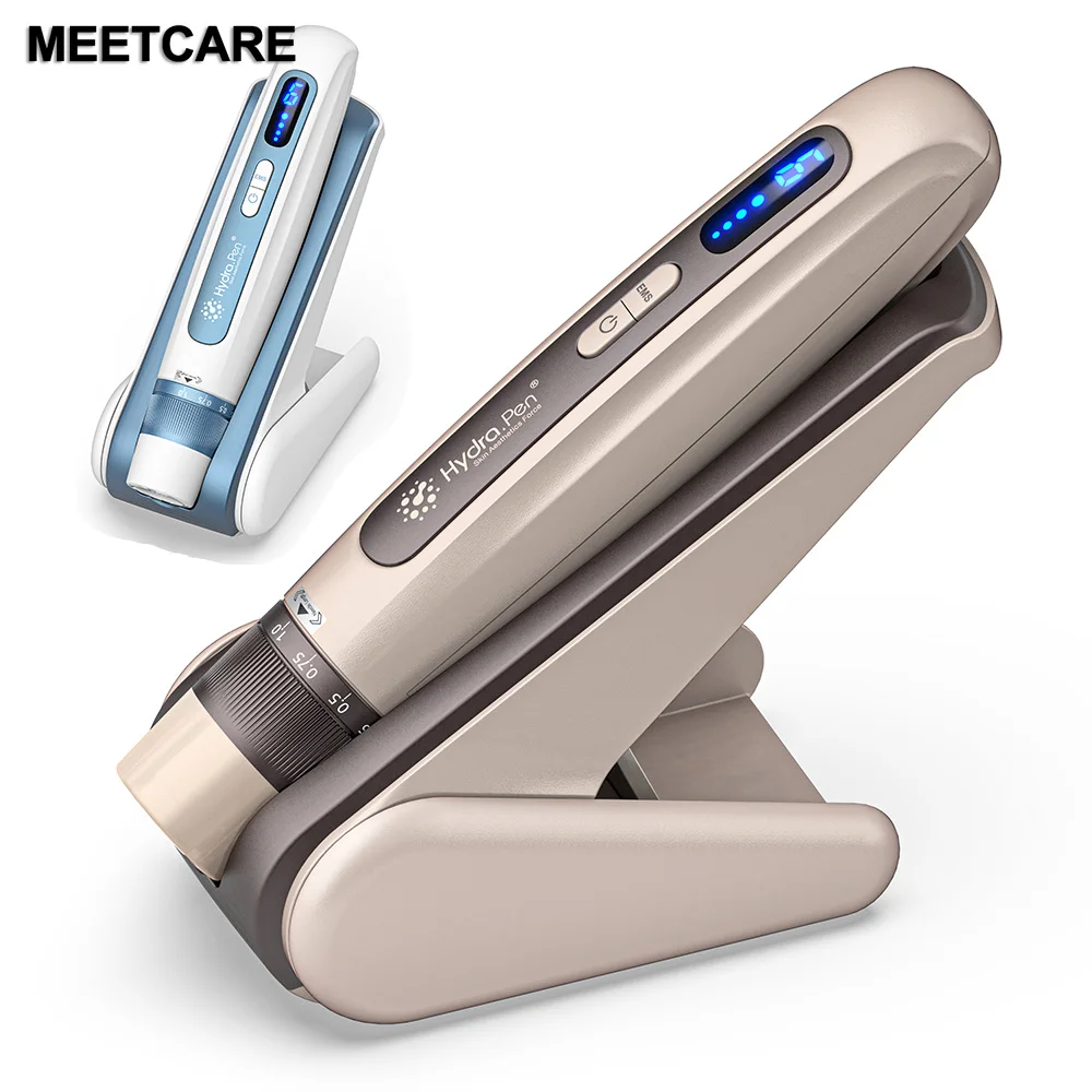 Microneedling Derma Pen Original H5 Hydra Derma Pen Microneedle 4-pole EMS Microcurrent Mesotherapy Infusion Carrier Dessence Device Repair Skin Tool