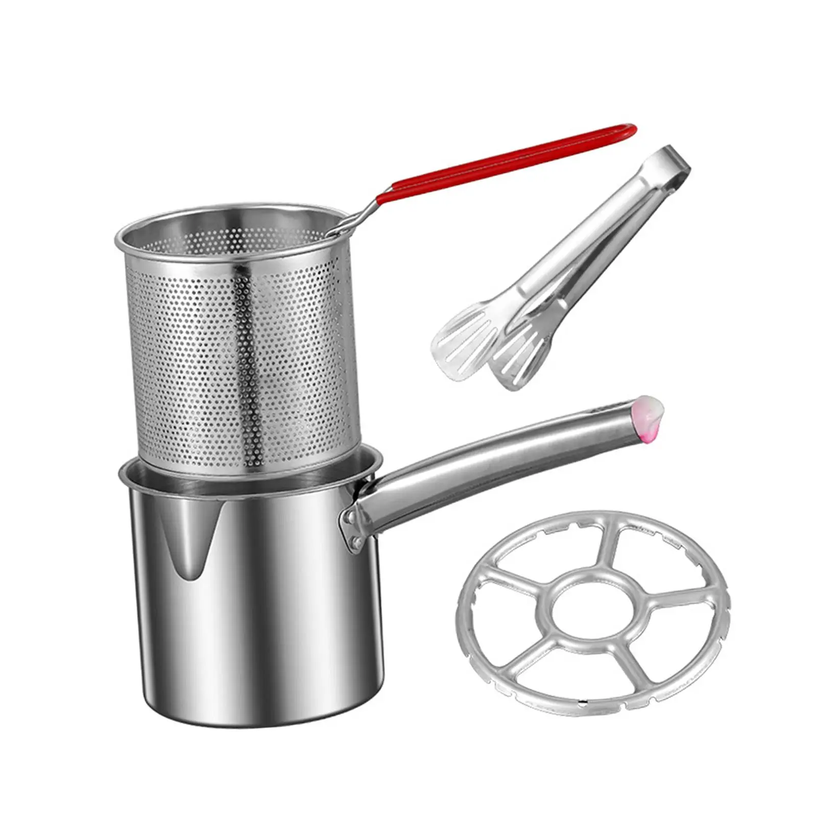 Deep Fryer Pot Nonstick with Strainer Basket for Cooking Restaurant Frying Deep Fryer Pot Nonstick with Strainer Basket for Cooking Restaurant Frying
