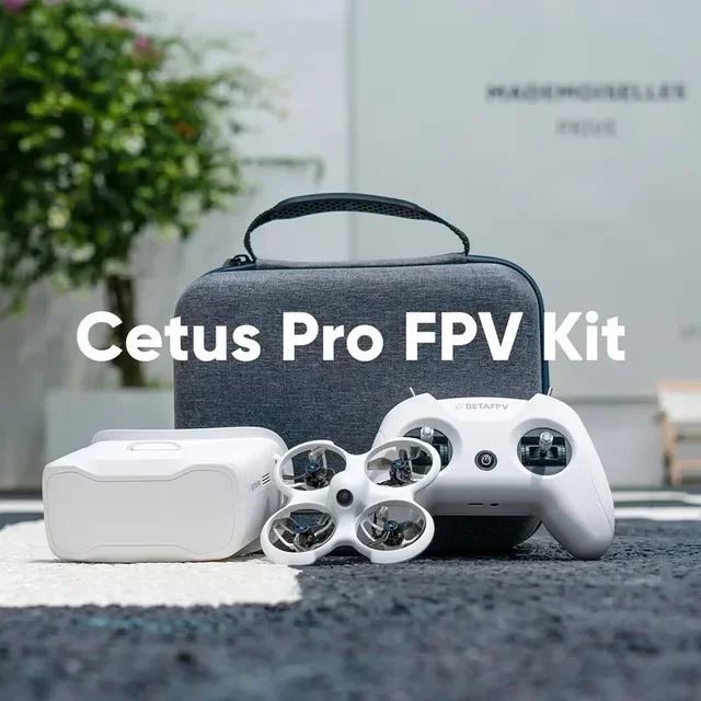 BETAFPV Cetus Pro FPV Kit /BNF Brushless Racing Drone Quadcopter VR02 Goggles Literadio2 SE Transmitter BT2.0 450mah 1S Battery 2