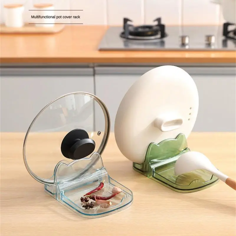 

Pot Lid Storage Artifact Strict Selection Of Materials Chopping Board Storage Spatula Kitchen With Water Tray Storage Rack Drain