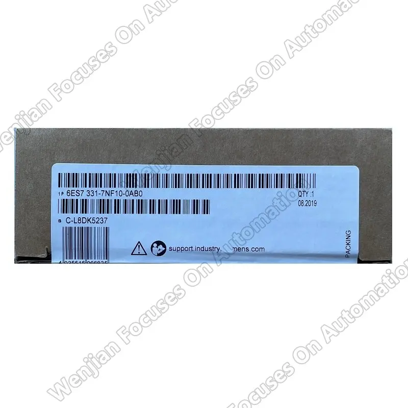 

Новый оригинальный модуль сигнала SM 331 6ES7331-7NF10-0AB 0 PLC S7-300 6es7331-7nf10-0ab0