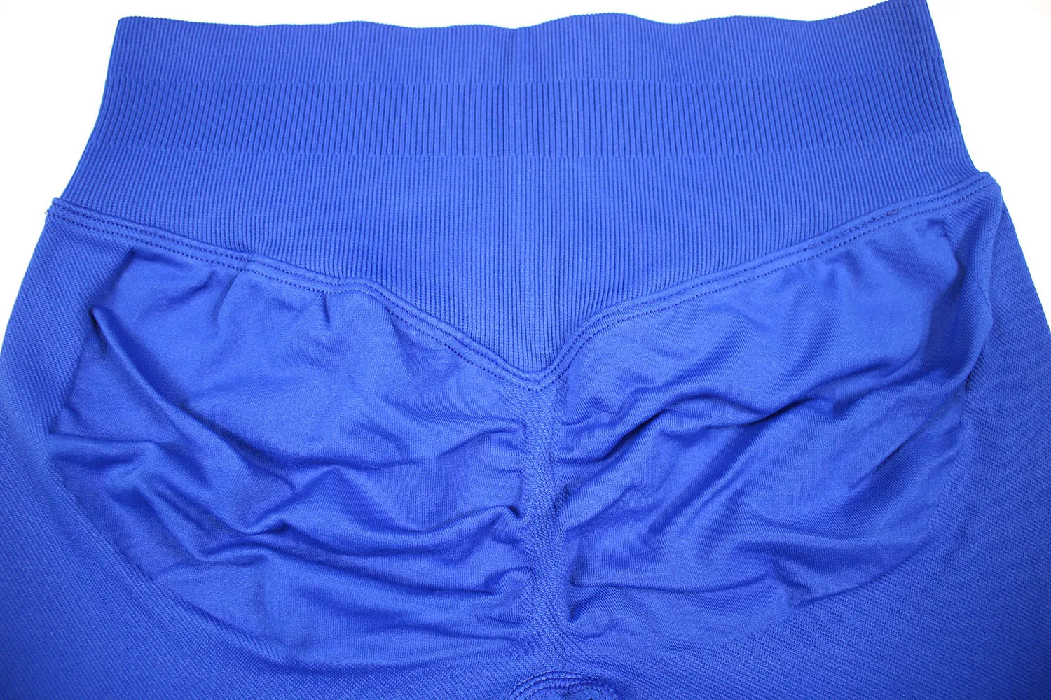 No Logo Impact Shorts 4.5" Seamless Low Ribbed Band Yoga Gym Women Sports Flex Scrunch Bum Seam Soft Feel Workout Booty Squat 6