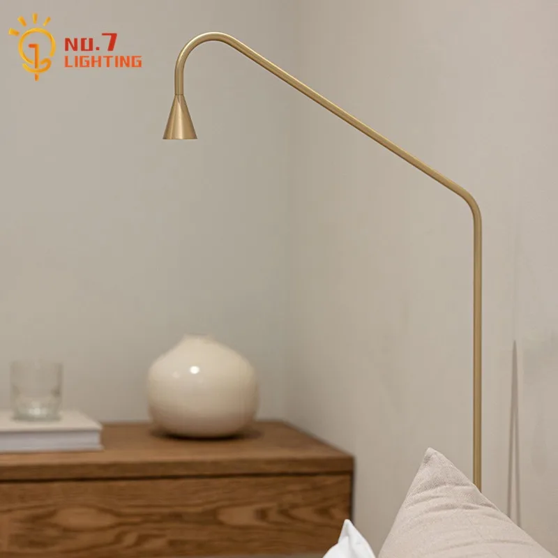 Spain Design Industrial Gold /Black Wall Lamp LED Adjustable Minimalist Wall Mounted Corridor Aisle Background Living Room Study 3