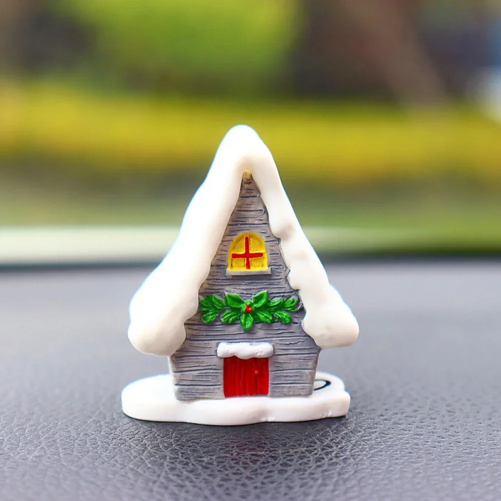 

Christmas Couples Car Ornament Model Cartoon Couple Figurines Car Center Console Balloon Decoration Auto Interior Dashboard Gift
