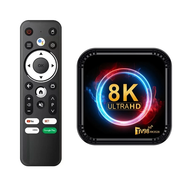 스마트 TV 박스, 안드로이드 13, 8K HD, 2.4G 및 5G 와이파이 미디어 플레이어, 미니 셋톱 박스, TV98, RK3528