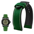 Green white-B pin