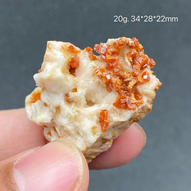 100%  Natural Vanadinite  Mineral Specimens Stones and Crystals Healing Crystal