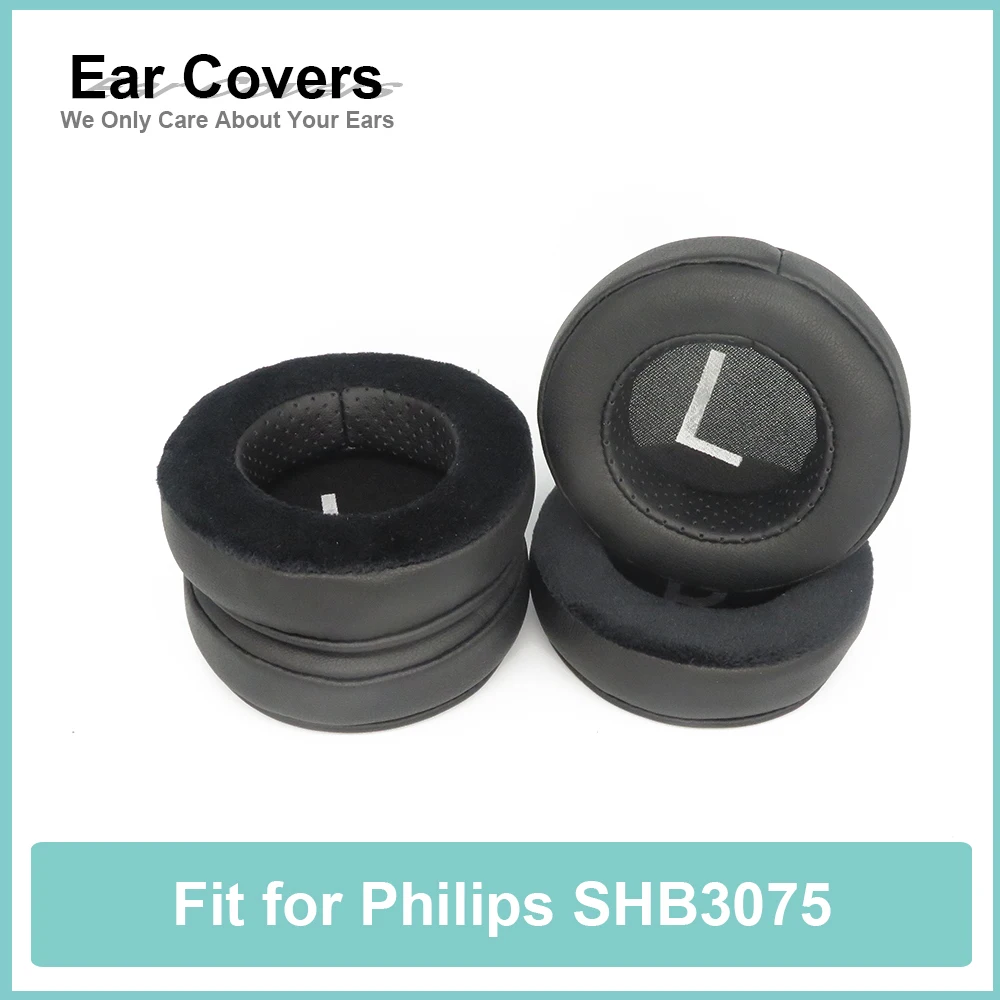 

Earpads For Philips SHB3075 Headphone Earcushions Protein Velour Pads Memory Foam Ear Pads