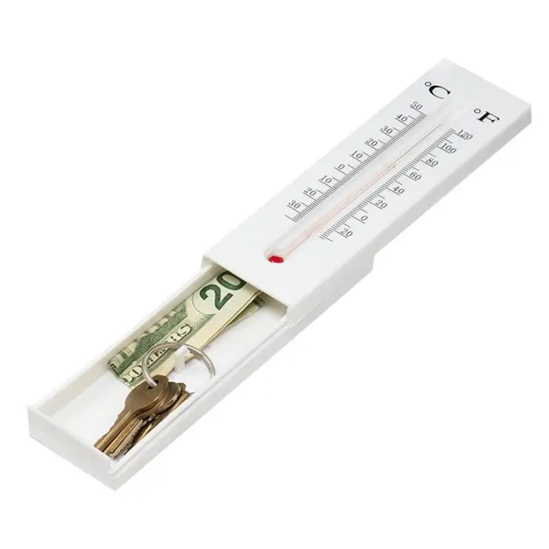 

Настенный термометр для ключей Hider с тайным отсеком, уличный держатель для ключей, скрывающий телефон для монет, денег и ключей