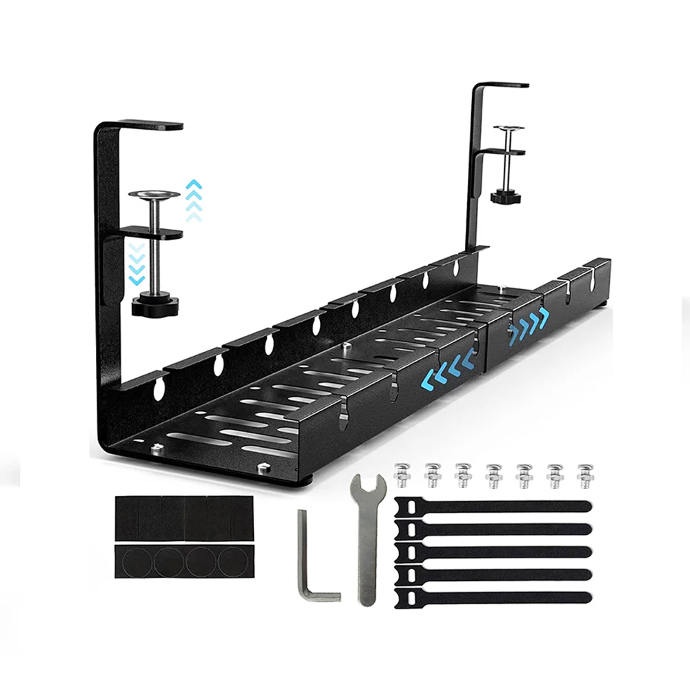 

Expandable Cable Management Rack Hole Punching Plug Board Cable Manager Plug Row Bundle Hidden Basket Storage Organization