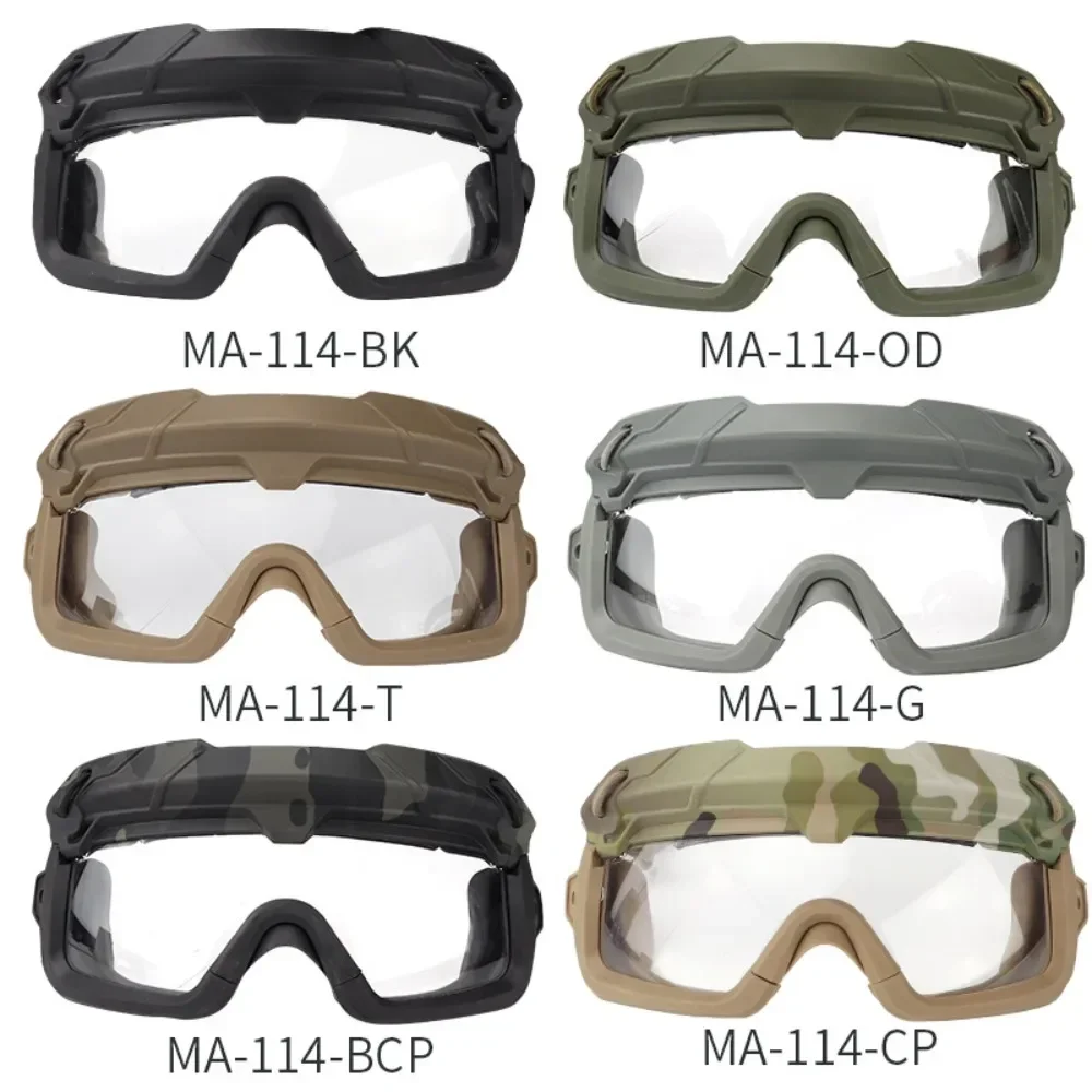 Sports Sunglasses for Men Women 2 Modes Airsoft Goggles Riding Eye Protection for Hiking Paintball Hunting Gear 4