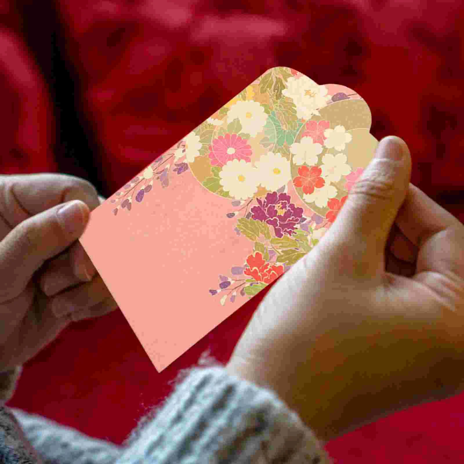

30 Pcs Japanese Style Small Red Envelope Wedding Money Pocket Creative Envelopes Lunar Calendar Paper Delicate Pouch
