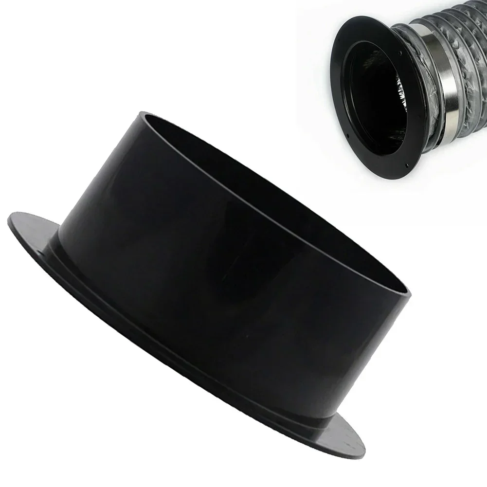 Flange Connector Duct Pipe Connector 50mm/150mm ABS Straight Pipe Ventilation Ducting Exhaust Pipe Air Duct Connectors Home Improvement Accessories