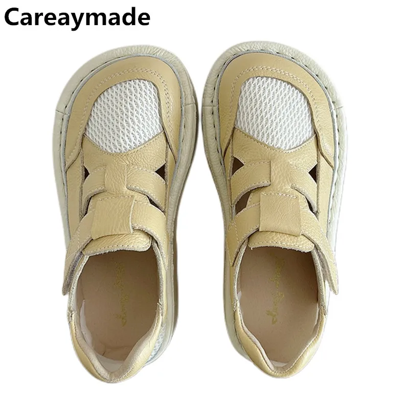 

Careaymade-Genuine Leather Handmade shoes,women's cow leather muffin shoes,literary artistic small white shoes,Casual pantshoes