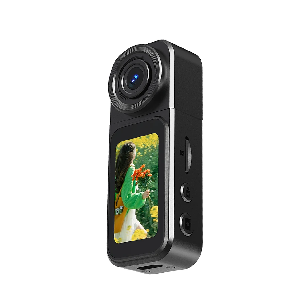 A75 WiFi 액션 카메라 강력한 자석식 POV 2.7K 녹화 핸즈프리 400mAh 미니 캠코더 1.47인치 IPS 터치 스크린 카메라