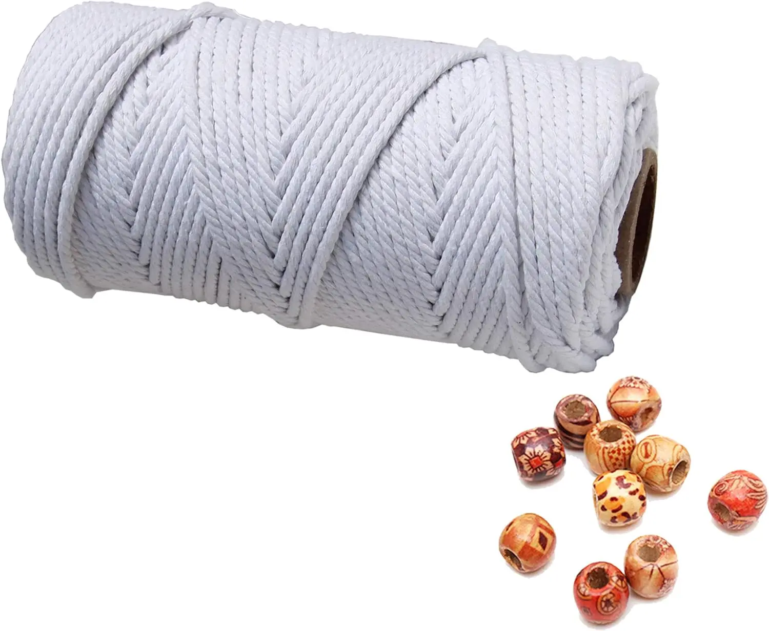 Vibrant Macrame Hand-Knitting Cotton Cord – 100m of 3mm Natural Rope for Colorful Weaving and Wall Hangings