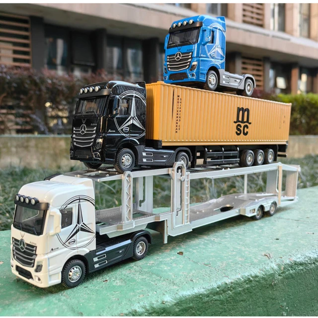 Transporte do carro do caminhão grande, Modelo simulação do caminhão