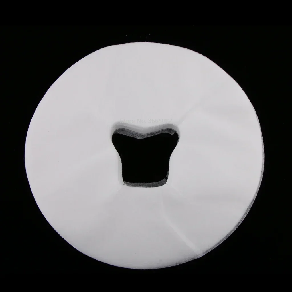 Spa Salon Disposable Massage Face Rest Cushion Covers Cradle Sheets Headrest Pillow 100pcs Paper Massage Face Cradle Table Cover